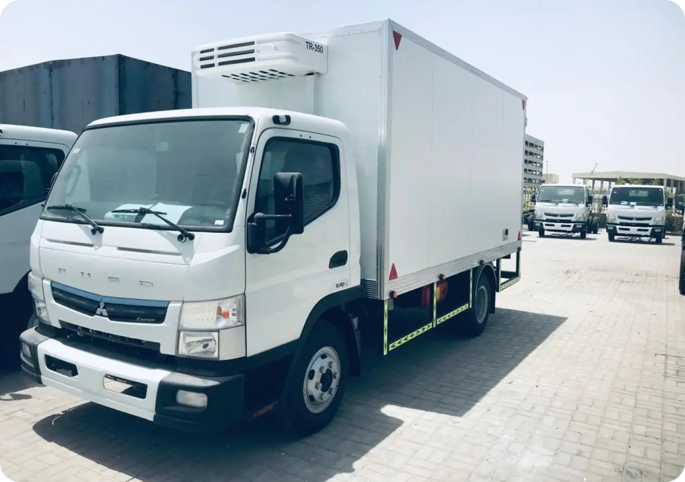 Refrigerated delivery truck